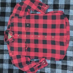 90s/Y2k  Field & Stream.  Heavyweight flannel. Size Women's Large.